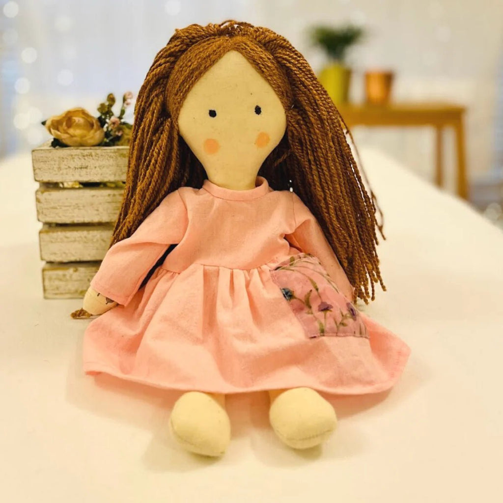 Tashi – Handmade Cloth Doll for Kids | Soft & Eco - Friendly - Tortoyse DOLLS