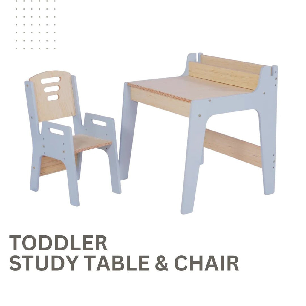 Toddler Study Table & Chair - Tortoyse