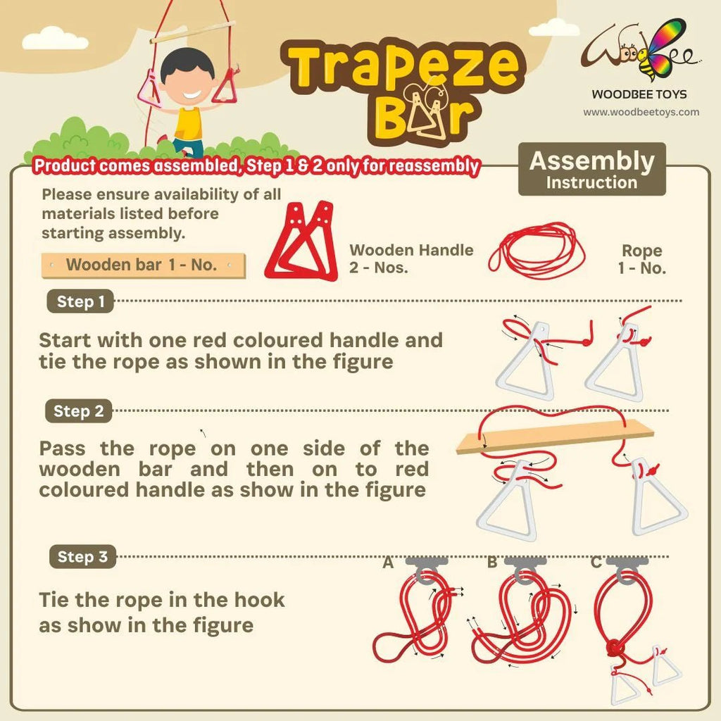 Trapeze bar - Tortoyse