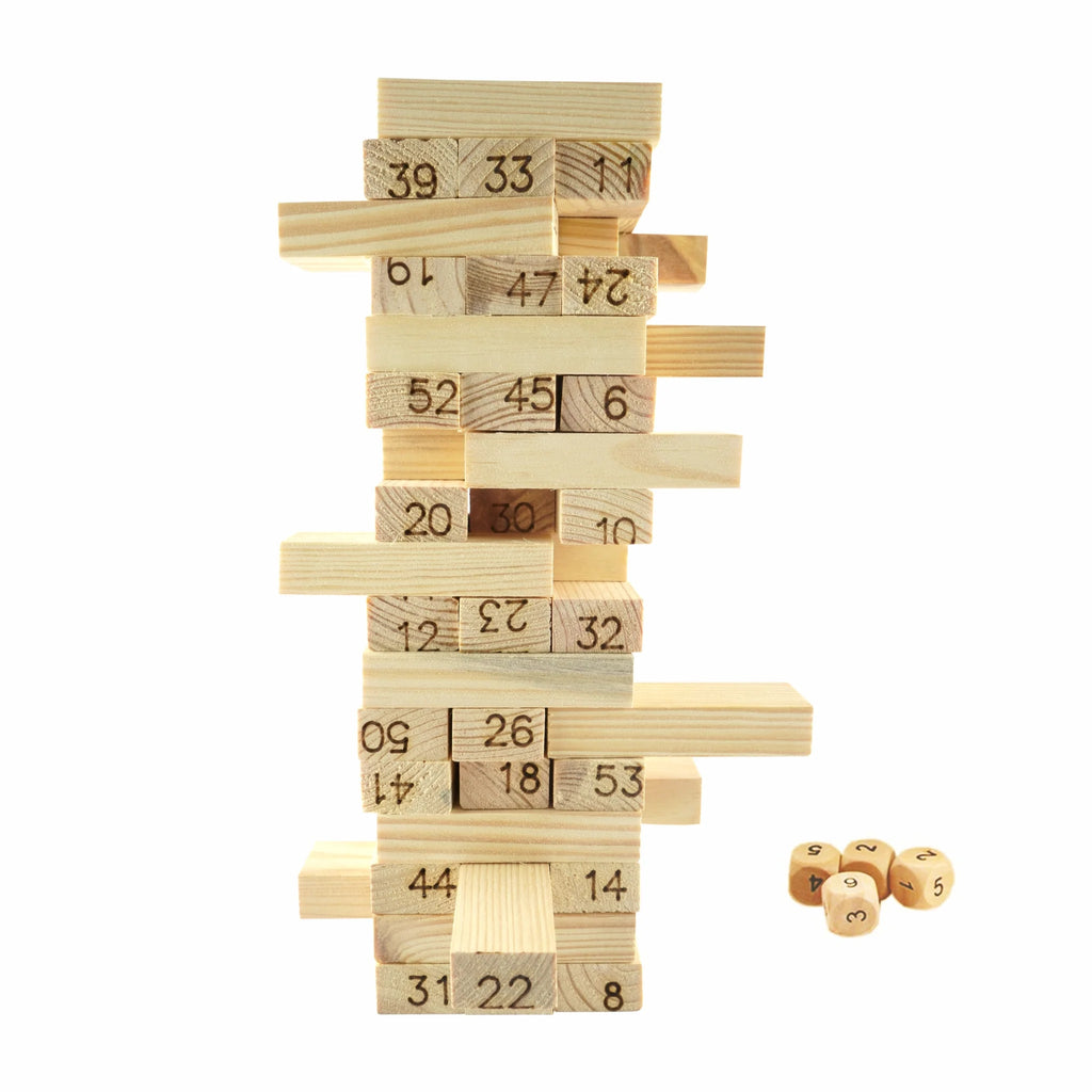 Tumbling Tower - Numbered - Tortoyse