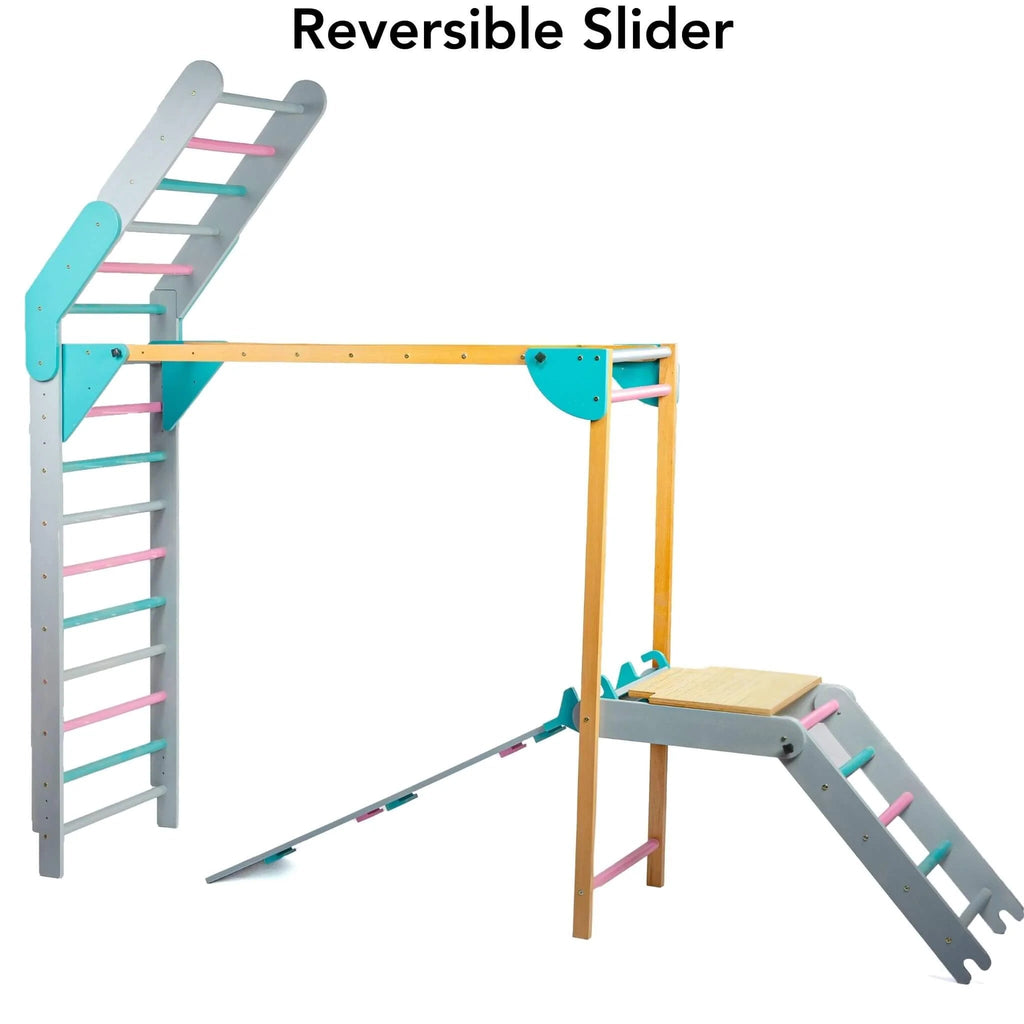 Wall - mounted foldable Jungle Gym - Tortoyse