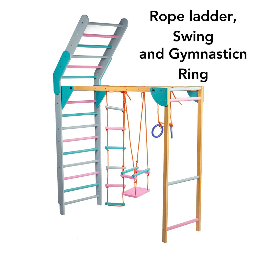 Wall - mounted foldable Jungle Gym - Tortoyse