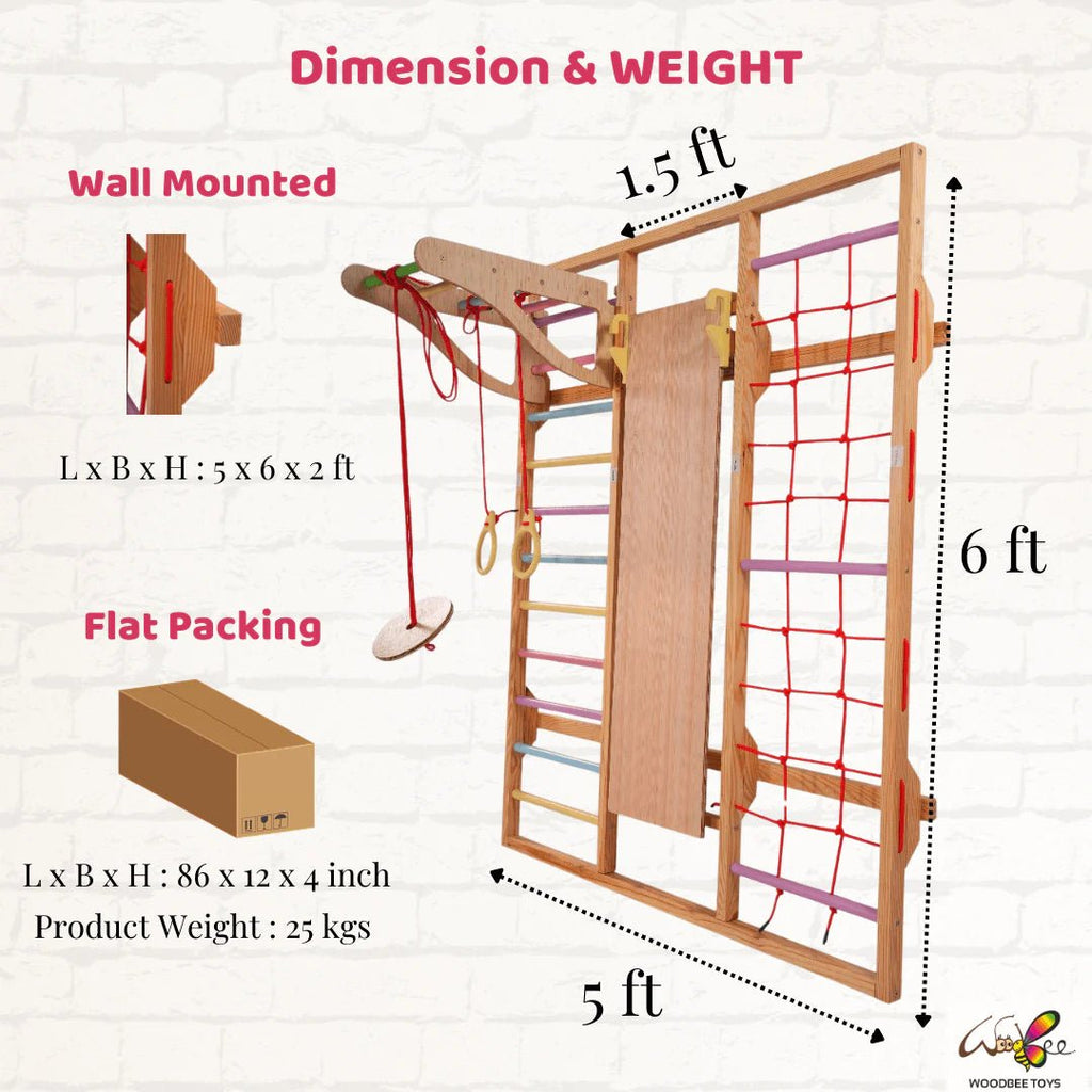 Wall - mounted Jungle Gym - Tortoyse