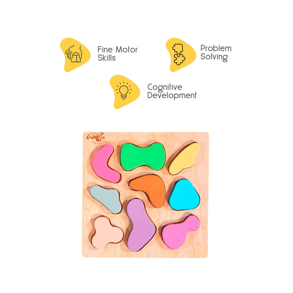 Wooden Abstract Puzzle - Tortoyse