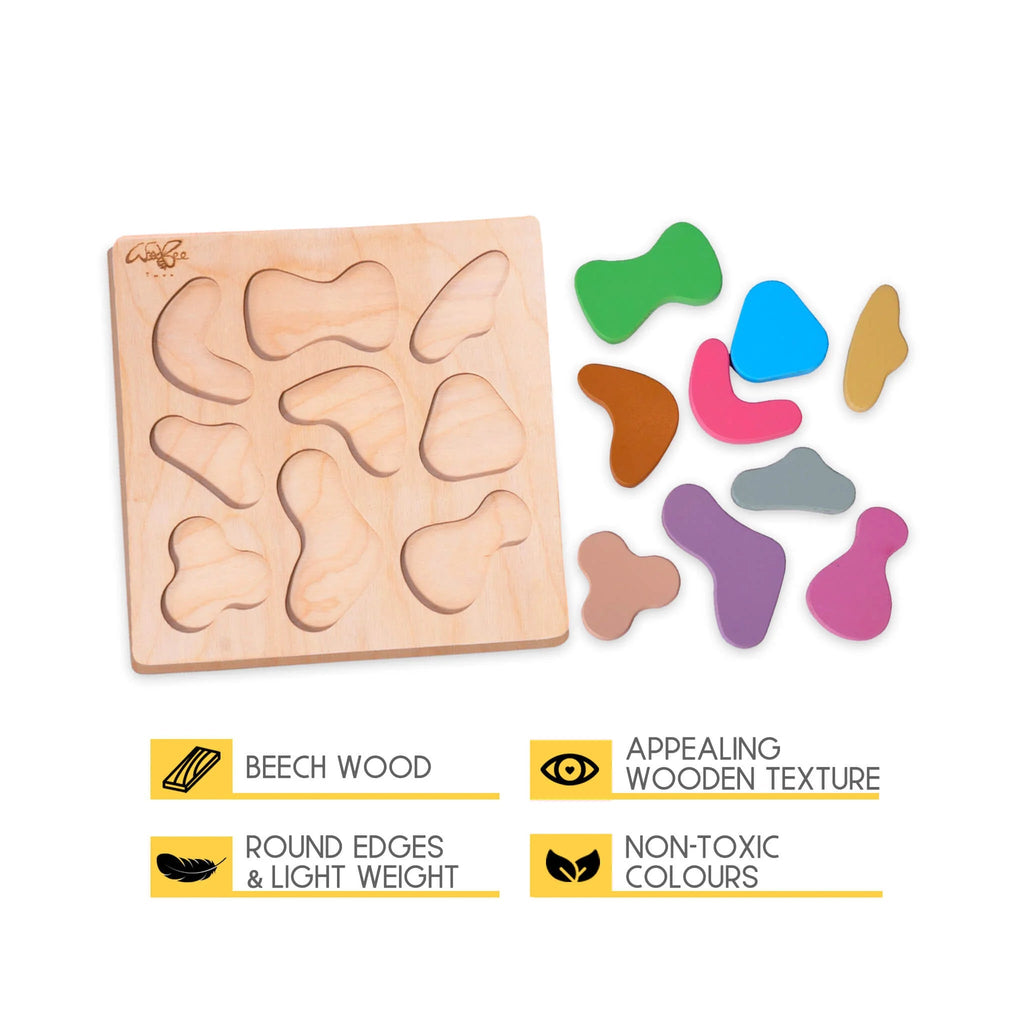 Wooden Abstract Puzzle - Tortoyse