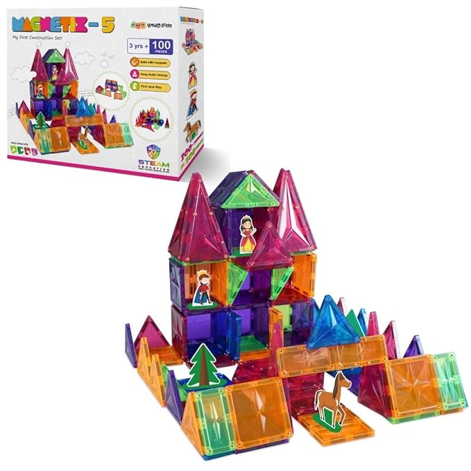 Zephyr Magnetix - 5 My First Construction Set - Tortoyse Innovations LLP Educational Toys 8904136100059