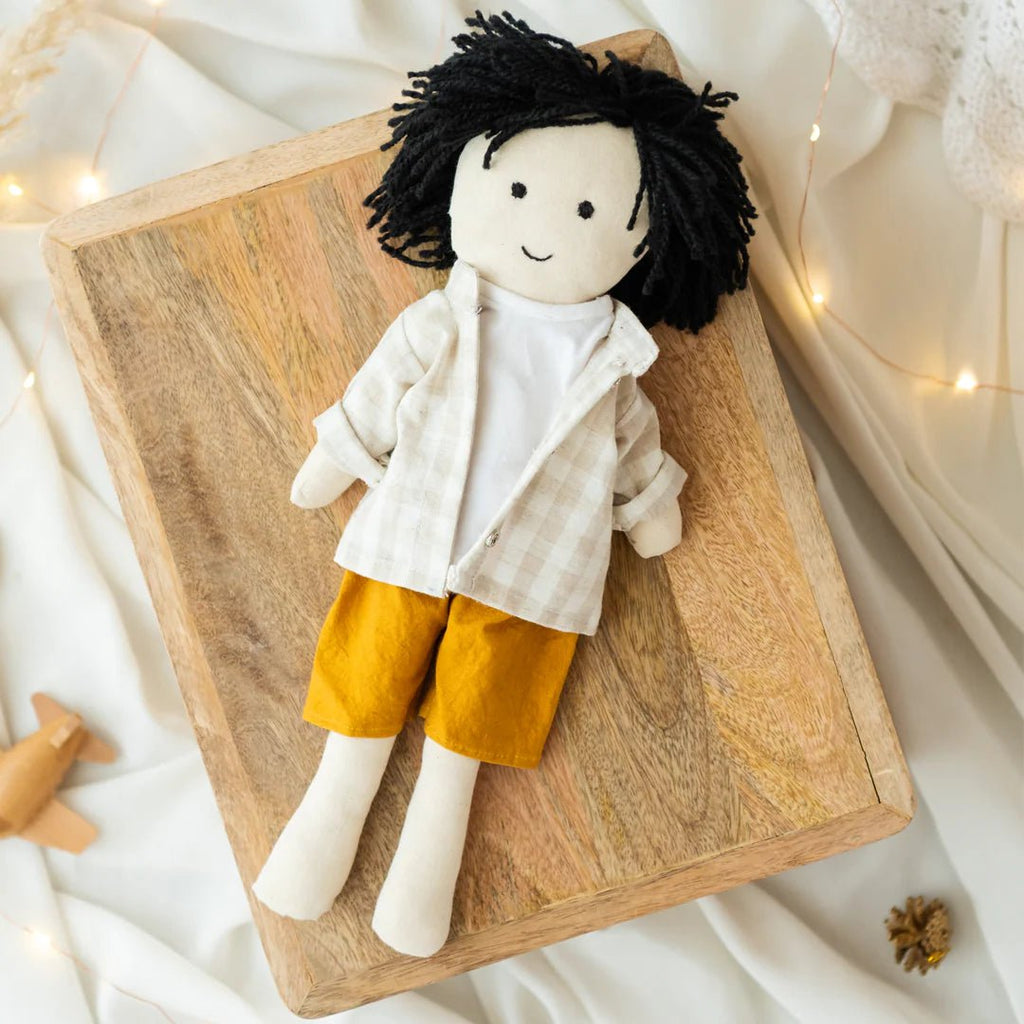 Zeyo – Handmade Cloth Doll for Kids | Soft & Eco - Friendly - Tortoyse