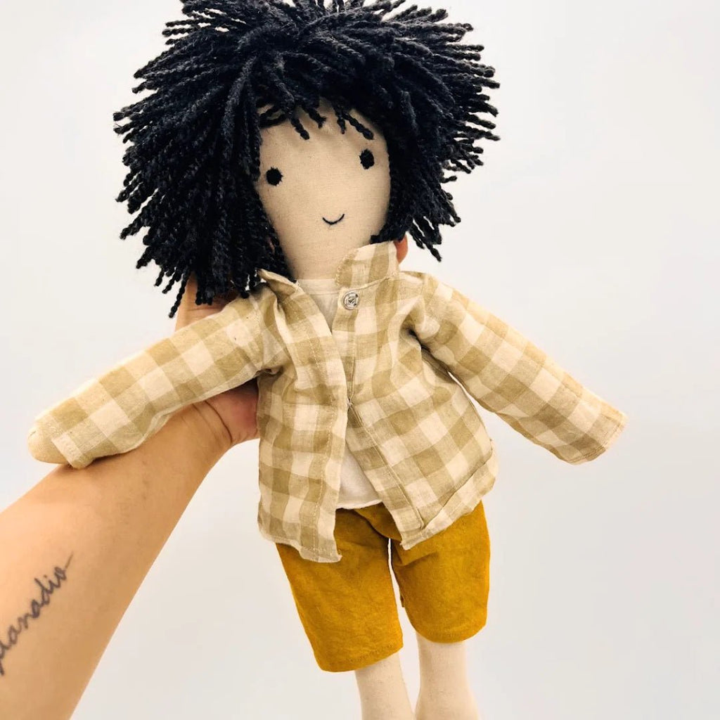 Zeyo – Handmade Cloth Doll for Kids | Soft & Eco - Friendly - Tortoyse